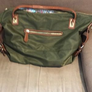 Tote bag.  Olive green